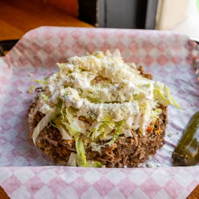Tostadas Barbacoa.